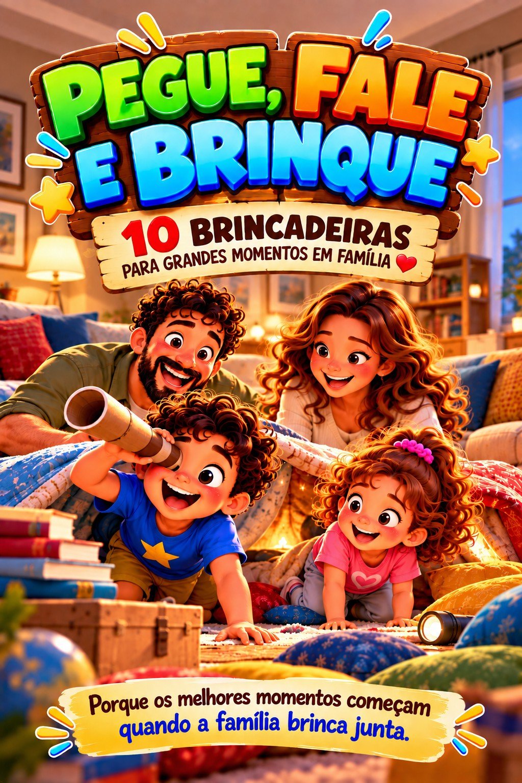 Capa do Pegue, Fale e Brinque exibida no celular